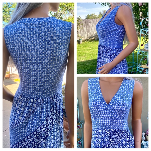 🎉HP🎊 LLBean Maxi Sleeveless Surplice Sundress - Picture 14 of 16